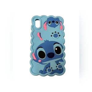 Protector for IP XR Max Phone Case Silicone Cover , blue color / Stitck